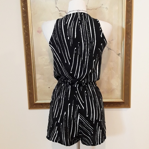 Merona Black & White Romper - Picture 4 of 4